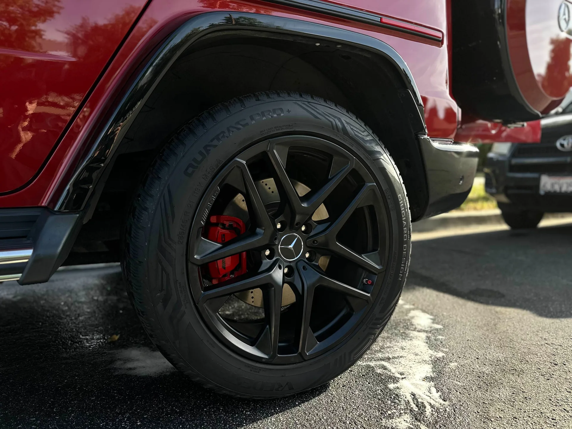 Mercedes G-Wagon wheel detail - after