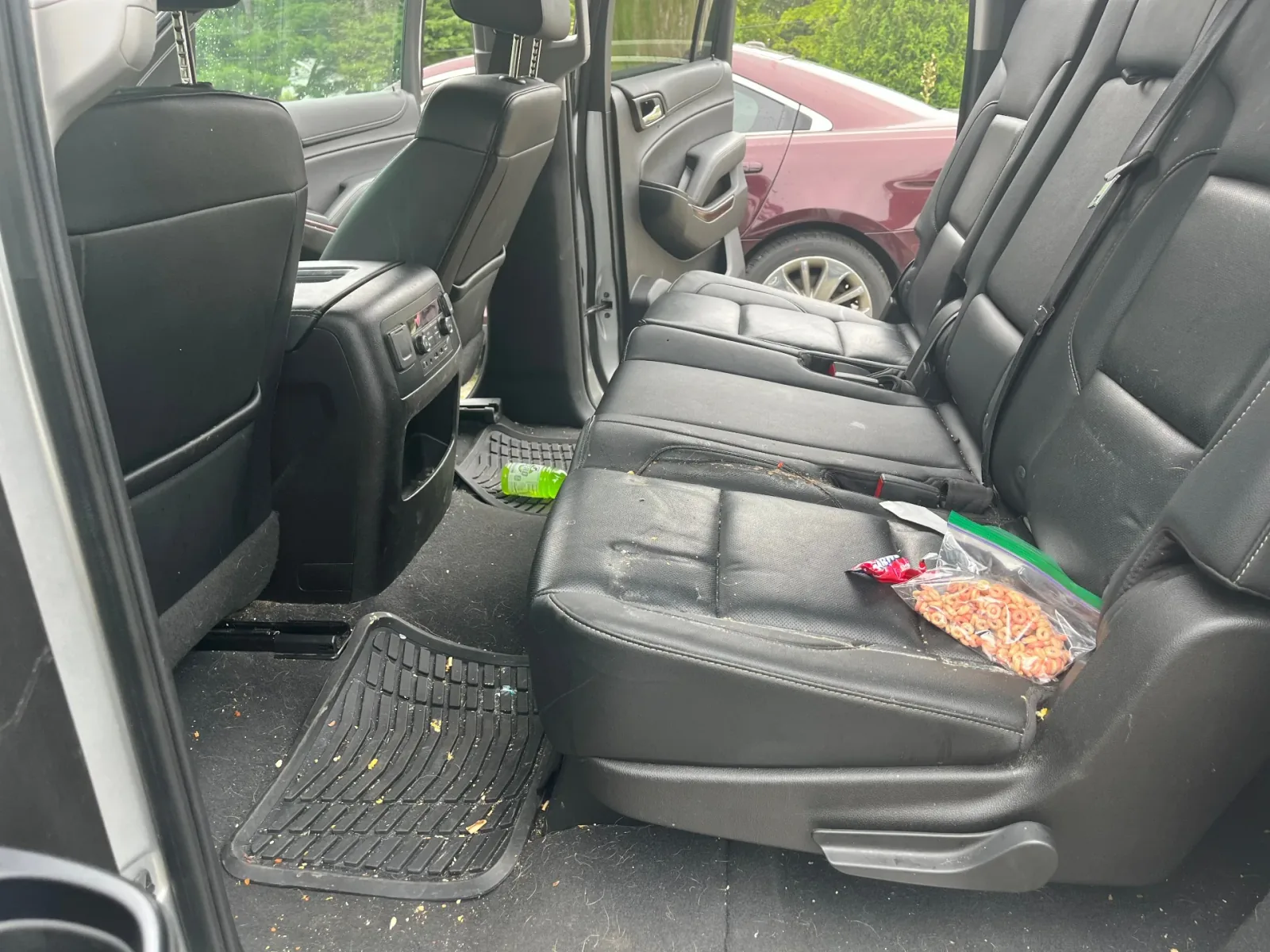 GMC Yukon interior detail - before