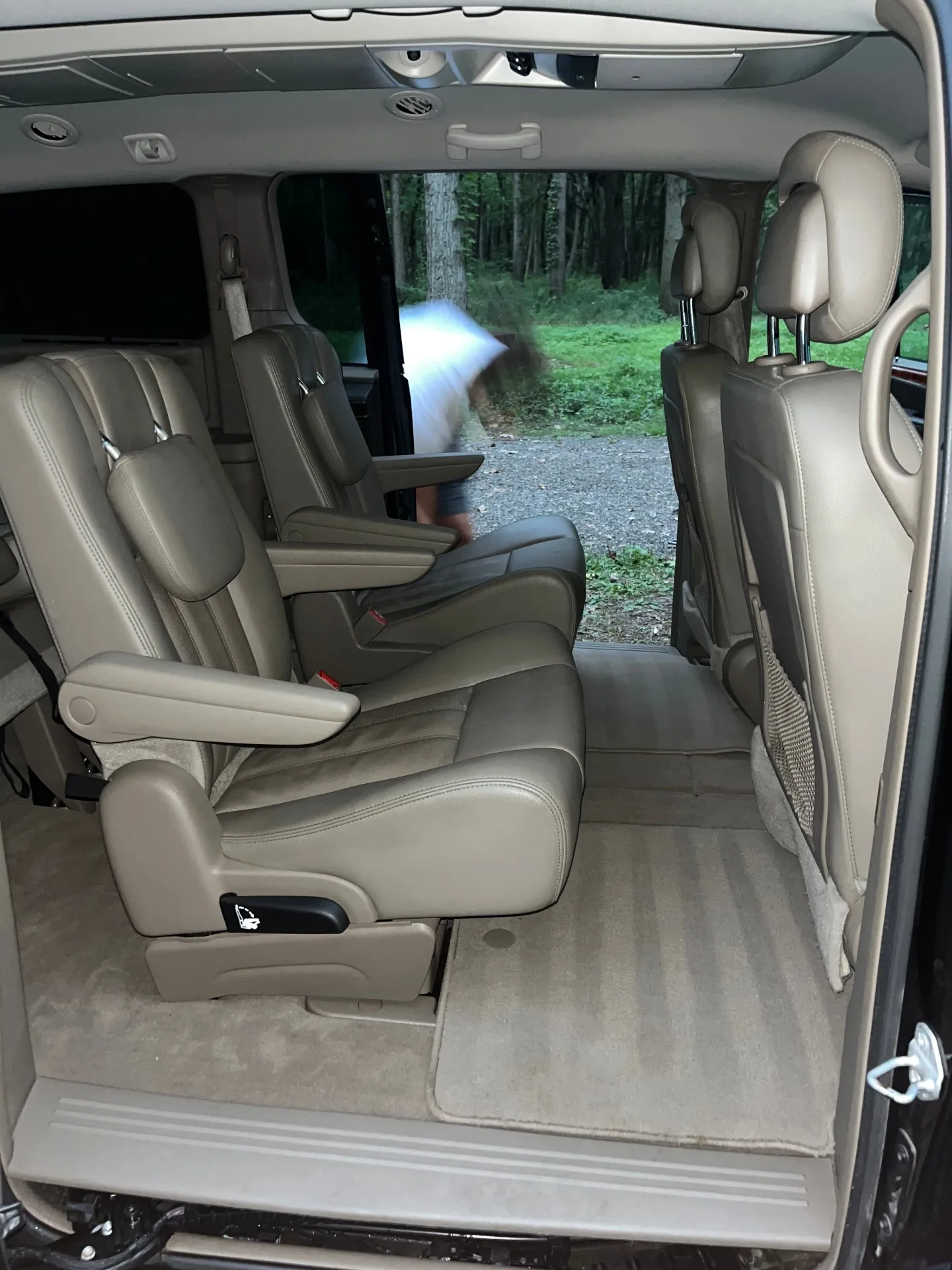 Chrysler van interior detail